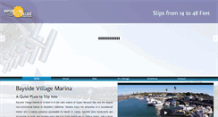 Desktop Screenshot of baysidevillagemarina.com